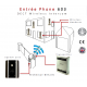 AES 603-FB flush mount digital 1.88GHz wireless intercom system
